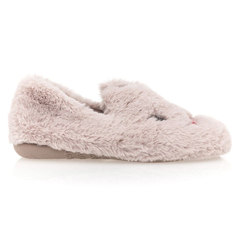 Pantuflas marrones para mujer