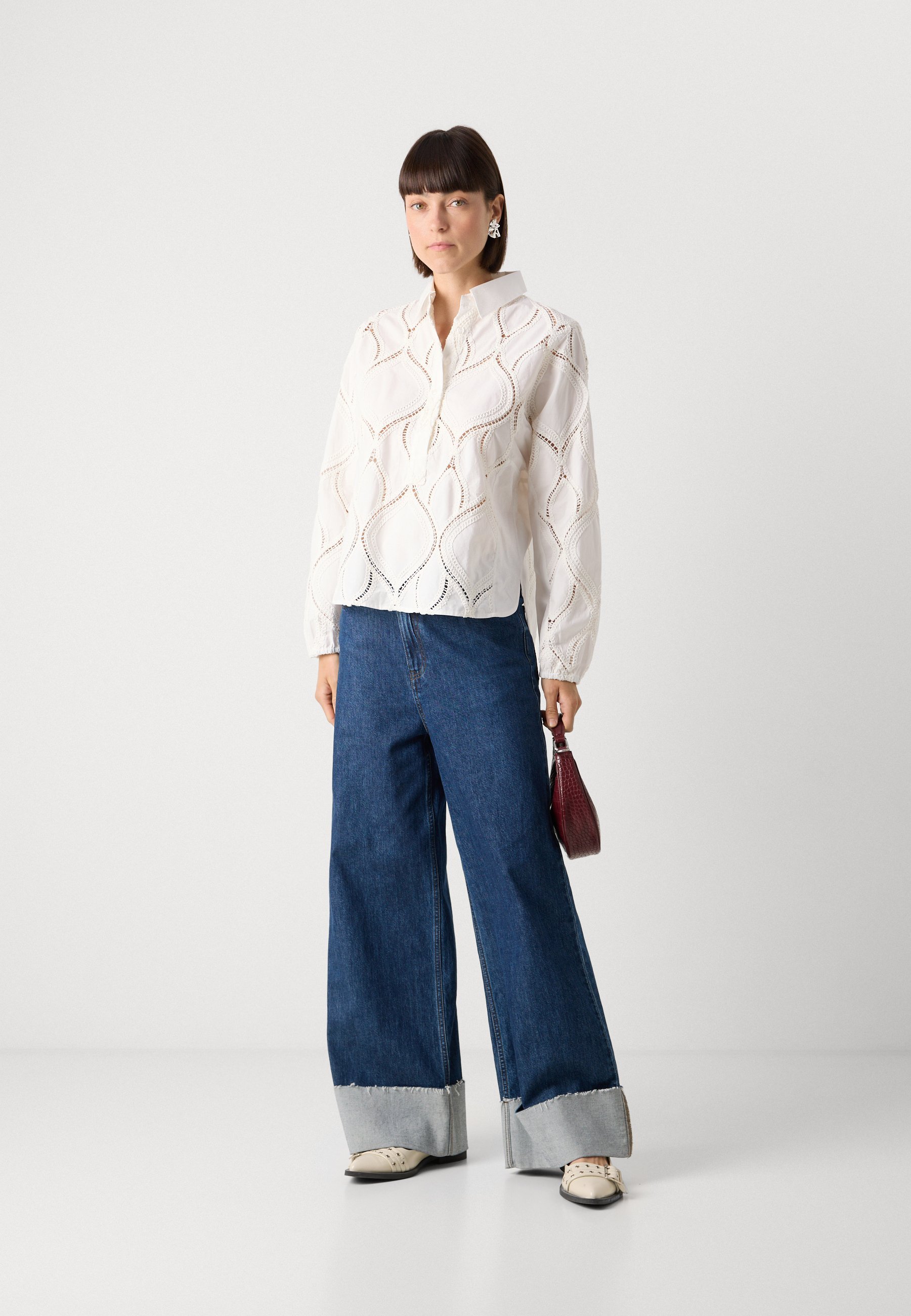 Mos Mosh CAMINNO SHIRT - Blouse - ecru