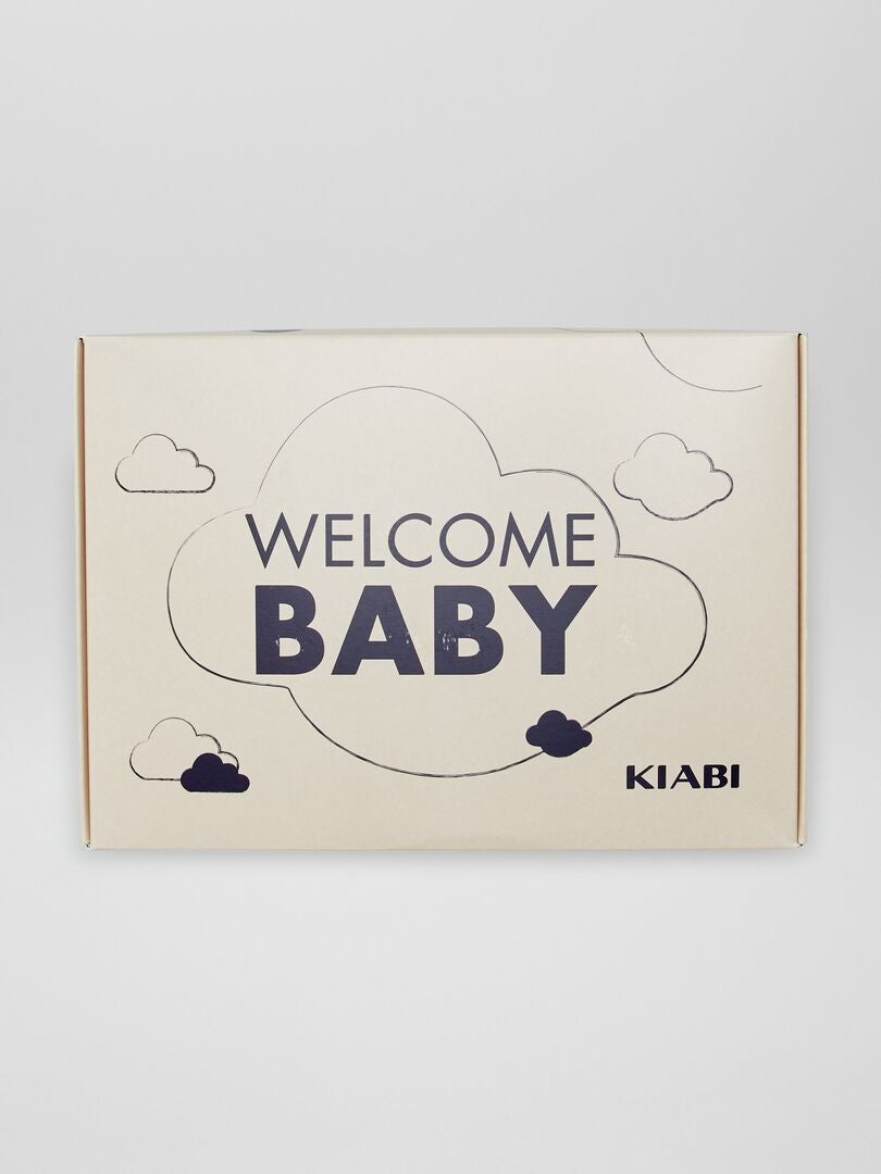 Caja de bienvenida para bebé de 4 piezas - Unisex - MORADO