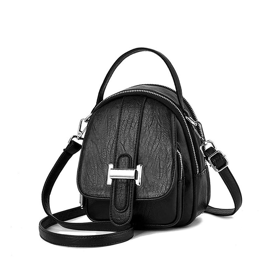 Borsa alla moda DONNA nuova borsa a tracolla retrò semplice borsa rotonda piccola alla moda borsa piccola portatile multifunzione borsa diagonale da donna