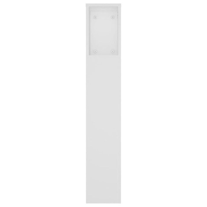 Cabeceira de guarda-roupa branca vidaXL 180x18,5x104,5 cm 811943