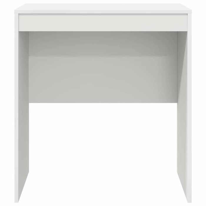 vidaXL White Desk 70 x 50 x 76 cm in Engineered Wood – Storage, Contemporary Style