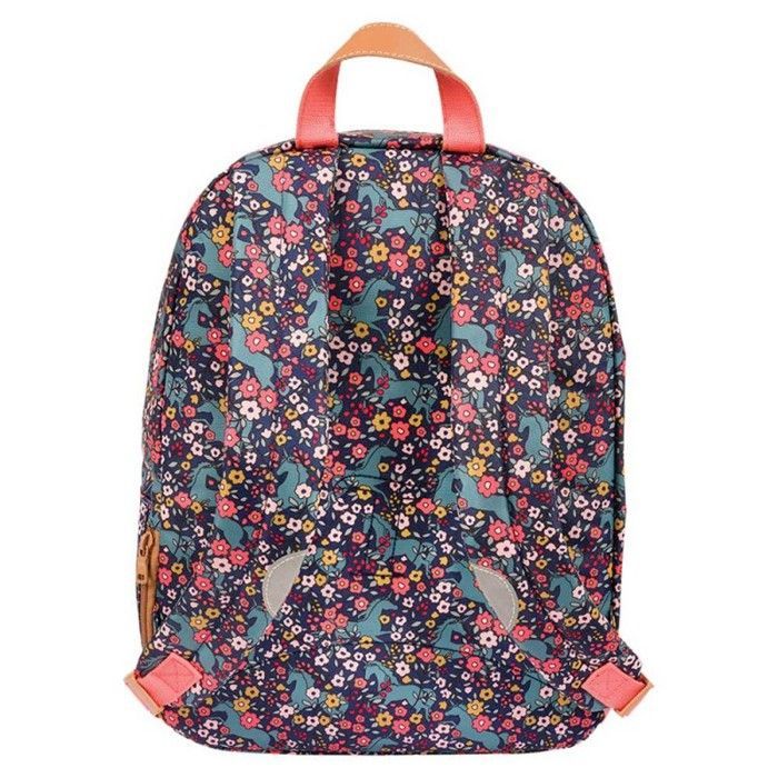 Mochila escolar Alba da Tann para meninas, azul marinho, 18 L - 31 x 41 x 14,5 cm (material reciclado)