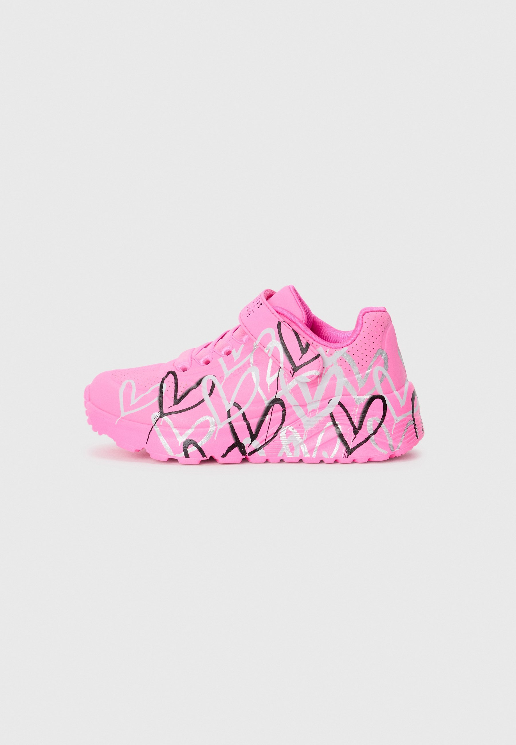 Skechers UNO LITE - Sneakers - felroze/meerkleurig