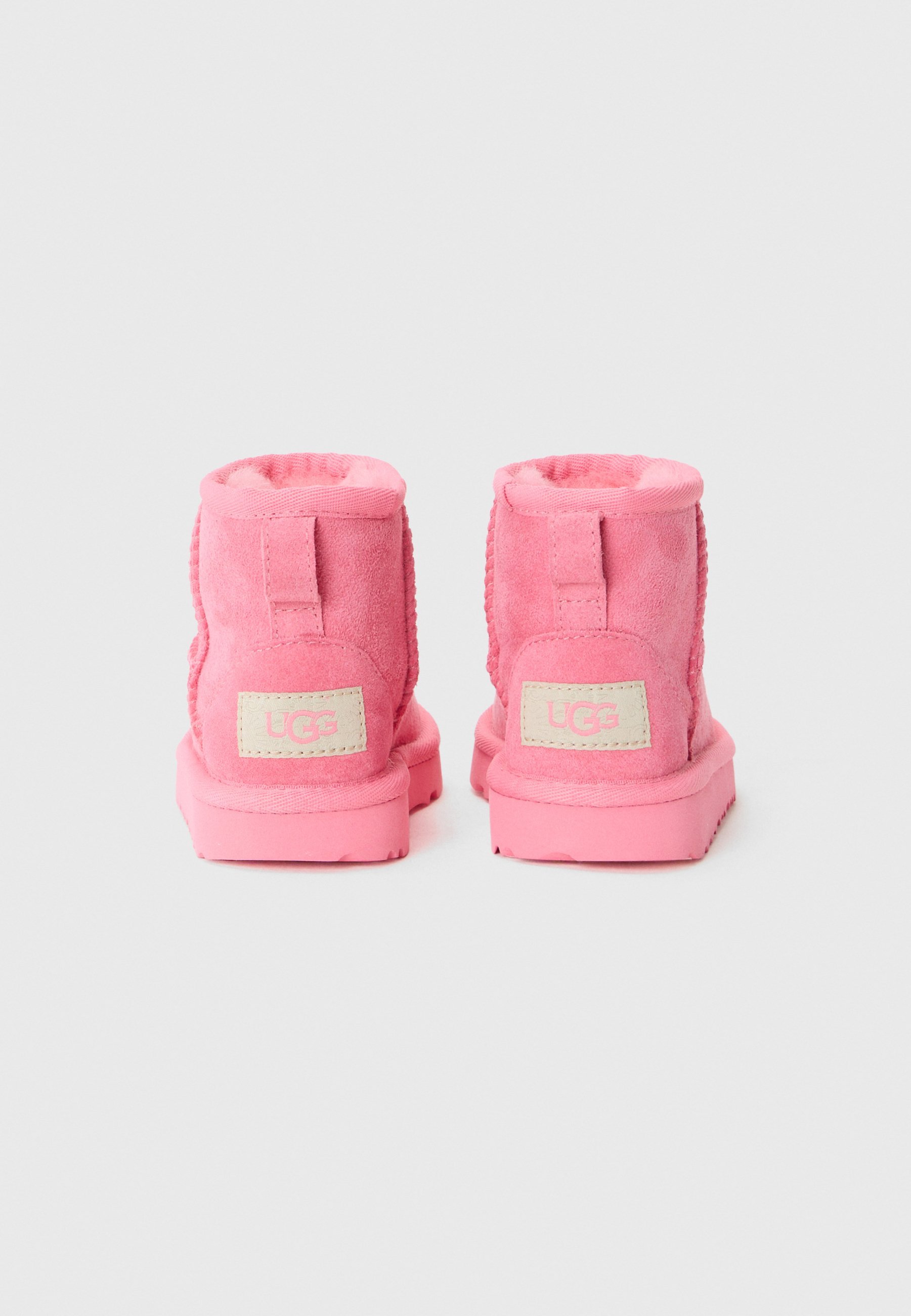 UGG CLASSIC MINI II - Klassieke enkellaarsjes - roze bloem