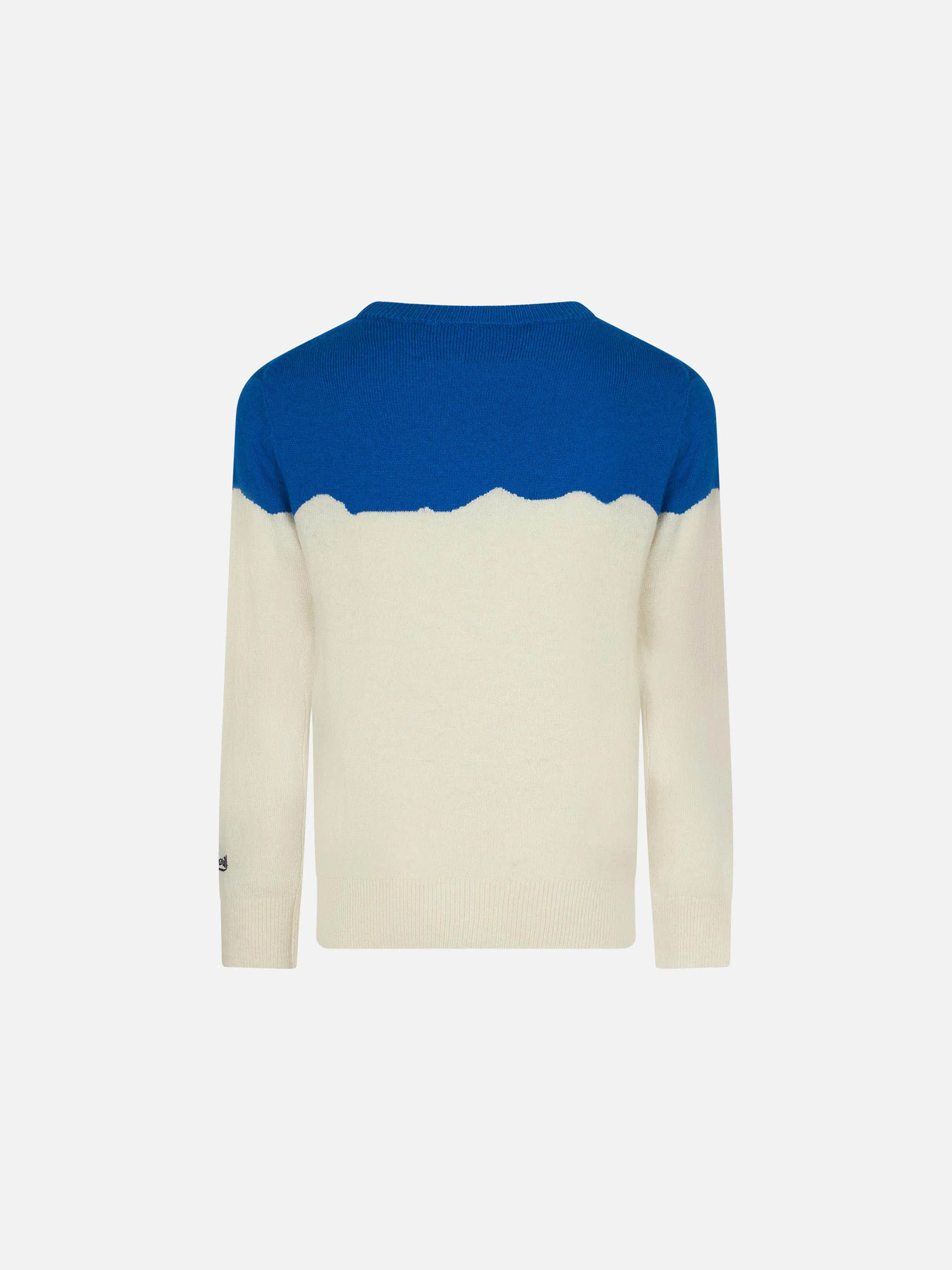Maglione da bambino con stampa jacquard Cortina