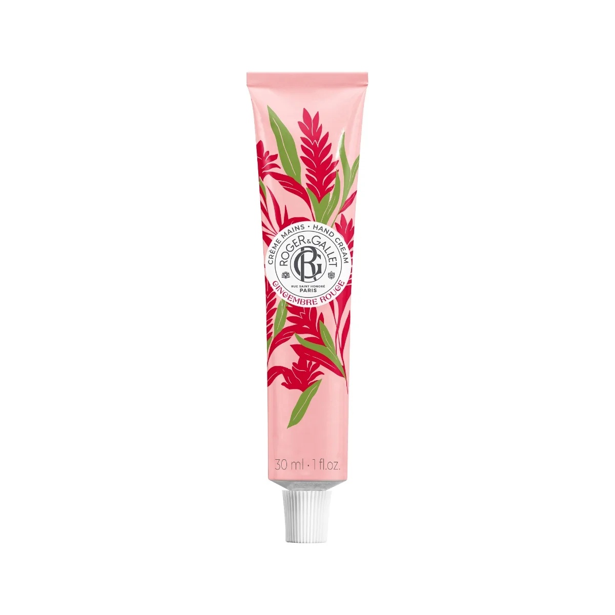 ROGER & GALLET R&G Ginger Rouge Crème Mains 30 ml Nourrissante et parfumée