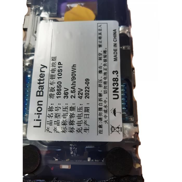 Akku kompatibel mit Xiaomi m365 - 1S - Essential 36V 90W 2,5Ah - Weiß