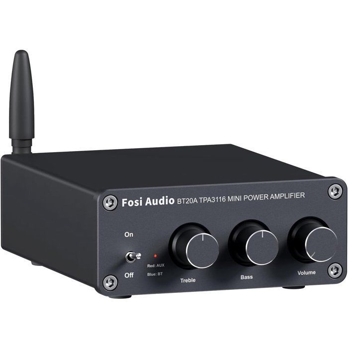 Fosi Audio BT20A HiFi-Stereoverstärker – Bluetooth 5.0 – 2 x 100 W