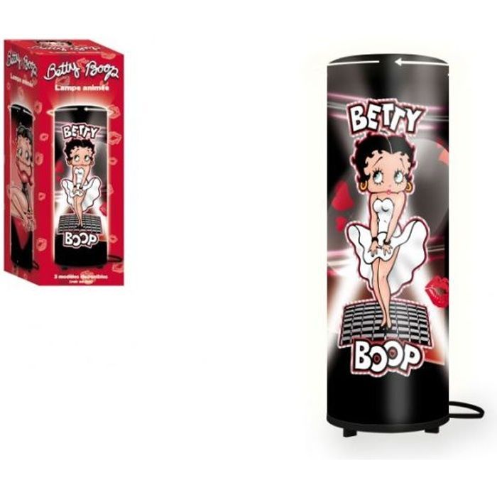 Lámpara giratoria de Betty Boop