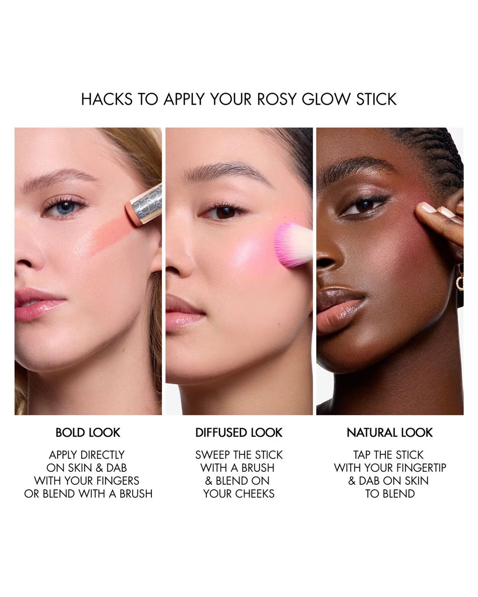 DIOR BACKSTAGE Rosy Glow Stick - Radiance Blush Ρουζ σε στικ με λάμψη και χρώμα που ενεργοποιείται από το pH