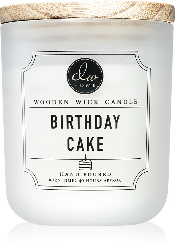 Vela perfumada DW Home Signature com aroma de bolo de aniversário