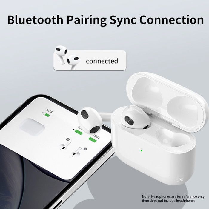 Étui de recharge sans fil - OCEAN - AirPods 4th - USB C - Capacité 620 mAh - Indicateur d'alimentation