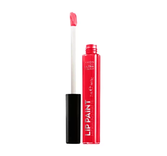 Avon Ultra Colour Lip Paint hydrating matte nawilżająca pomadka w płynie Glam Red 7 ml