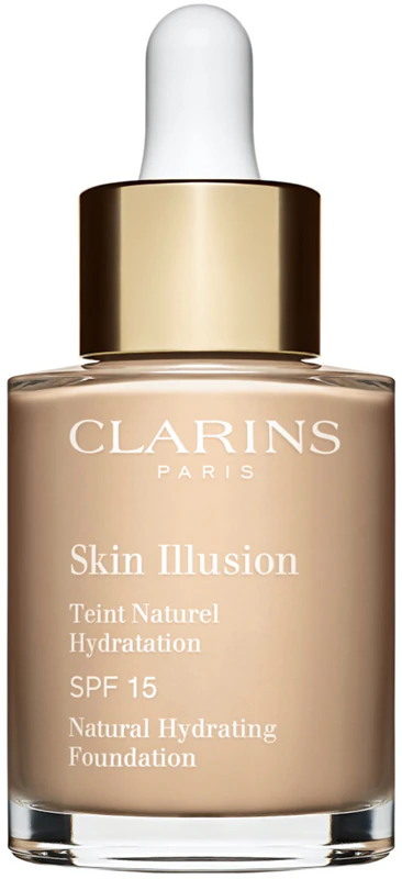 Base hidratante iluminadora Clarins Skin Illusion Natural com FPS 15