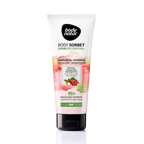 Tělový sorbet s červeným ovocem, granátovým jablkem a dračím ovocem | 200 ml