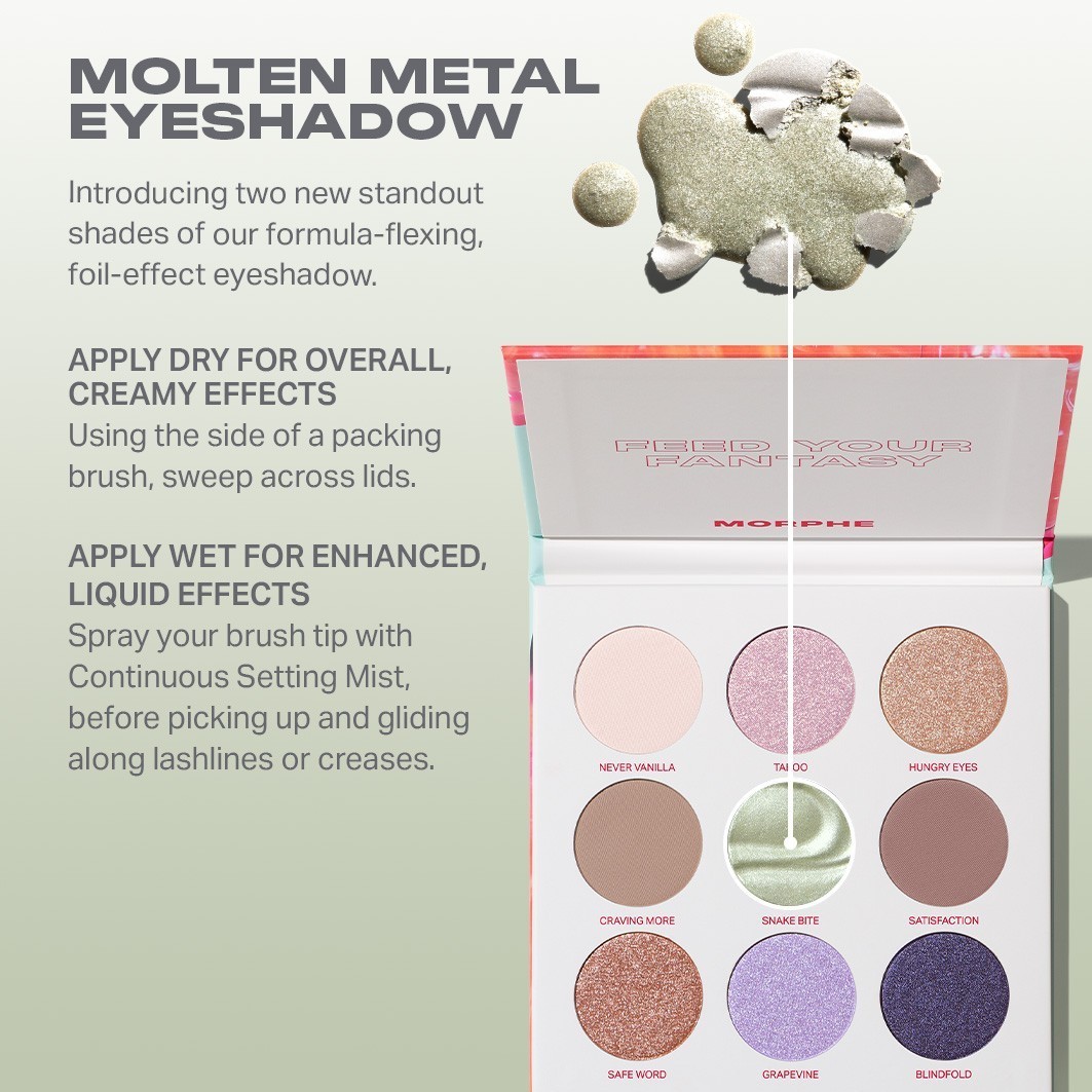 Morphe Lidschattenpalette „Forbidden Collection Pulp Fantasy“ – 80,3 g