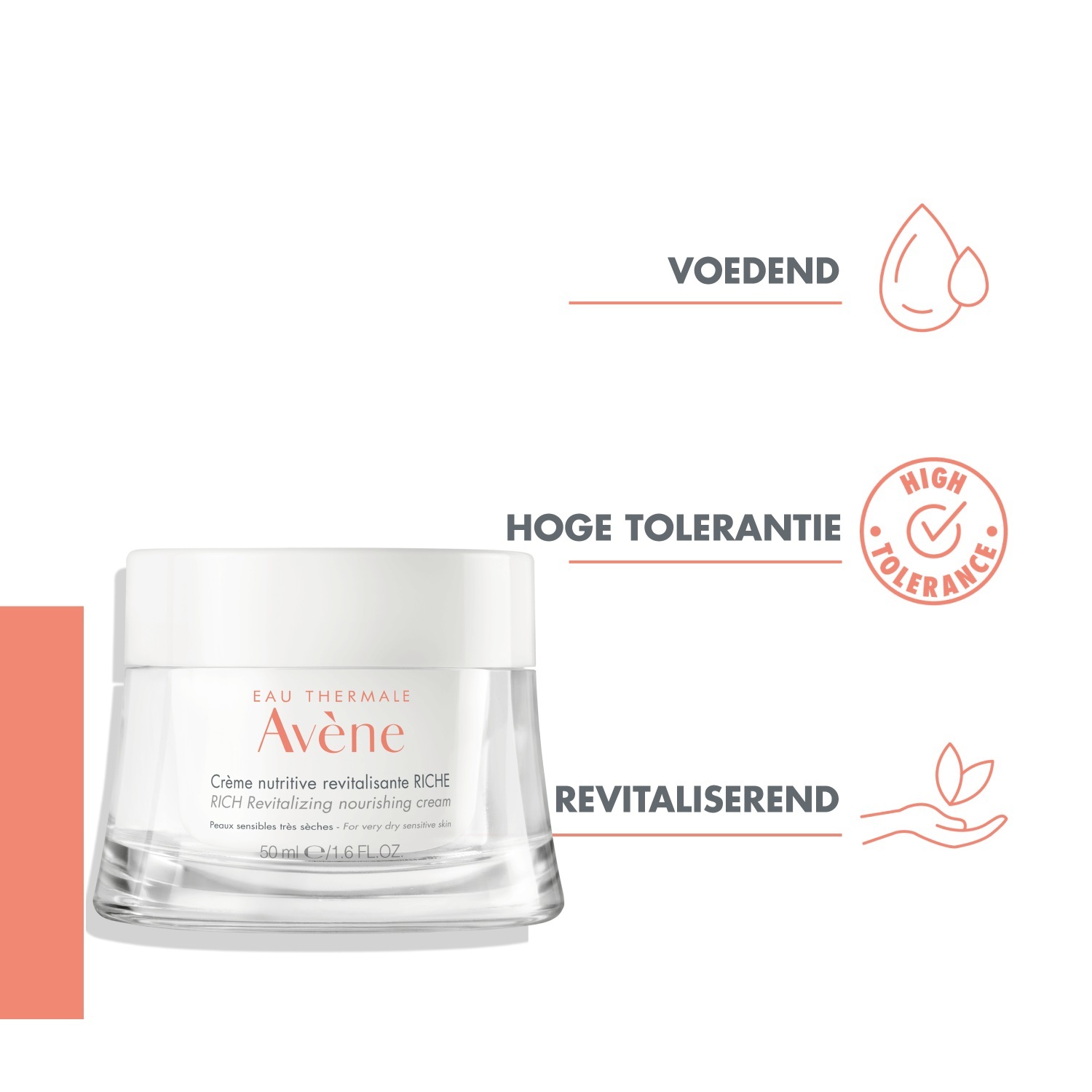 Avène Face Cream Les Essentiels Les Essentiels Rich Revitalising Nourishing Cream – 50 ml