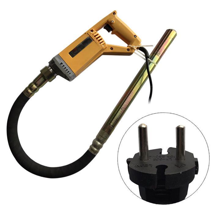 Small 850w Concrete Mixer, 35mm Concrete Vibrator Needle, Portable Electric Concrete Vibrator