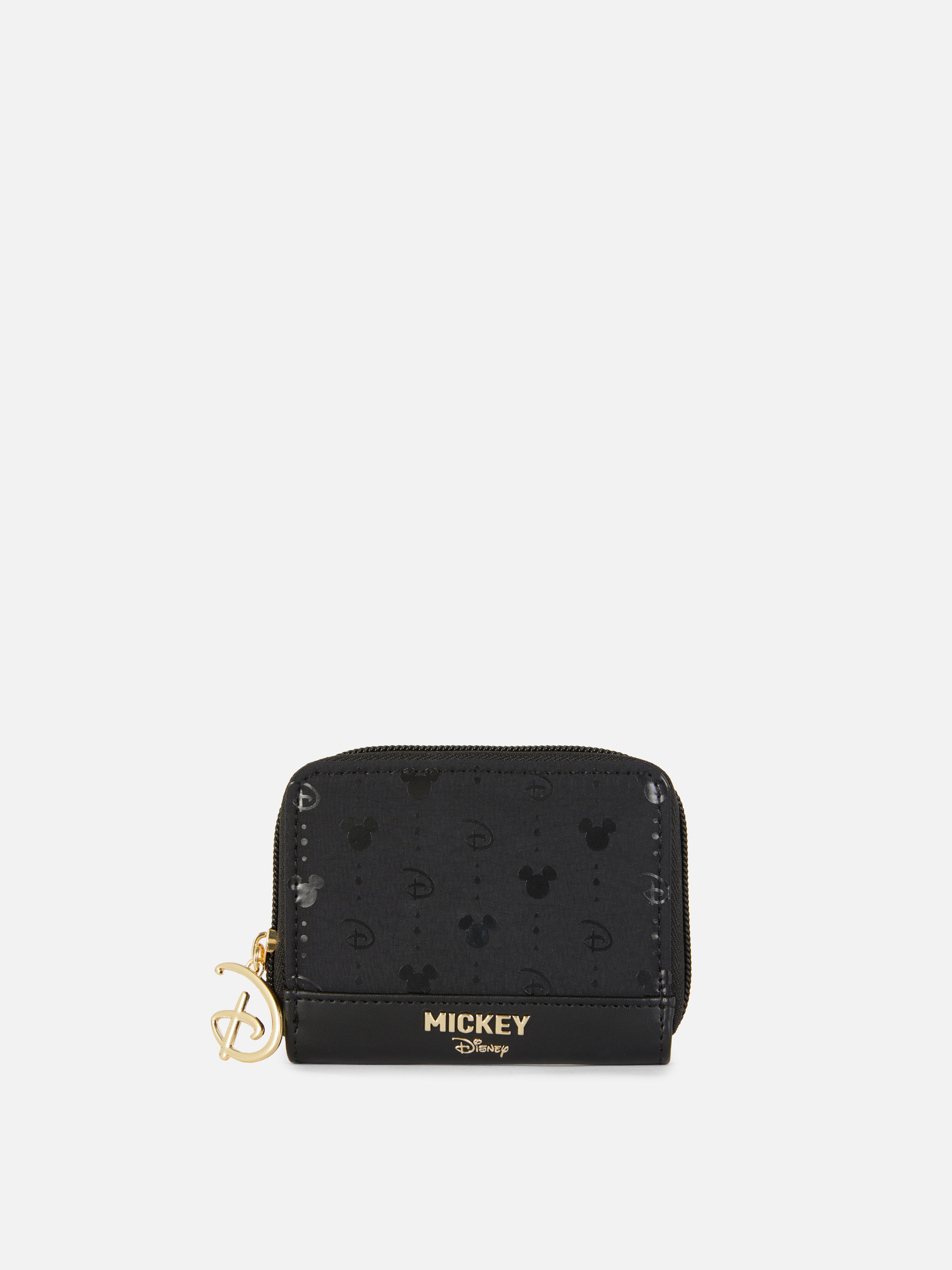Portofel Disney Mickey Mouse cu emblemă Un portofel Disney Mickey Mouse cu monogramă și model cu emblemă