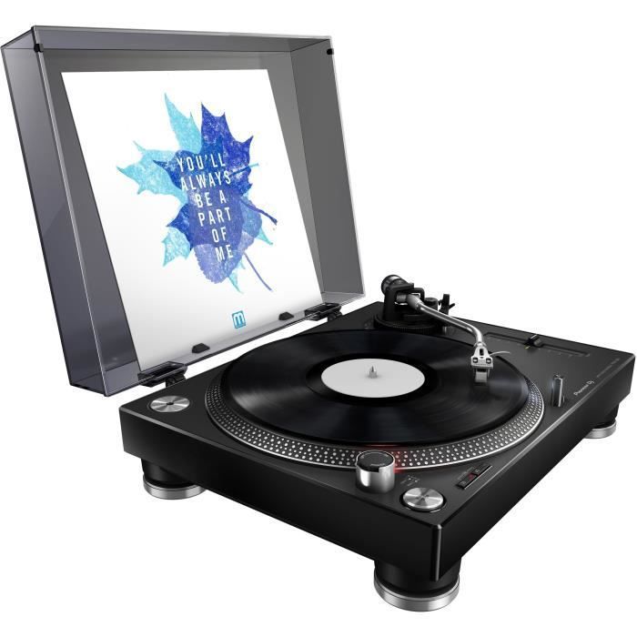 Turntable - PIONEER DJ - PLX-500-K - Analog Sound - 1 USB Output - Black