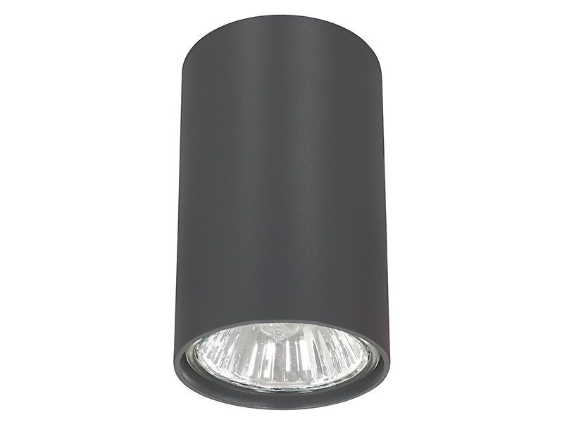 Plafon Eye graphite stalowy szary