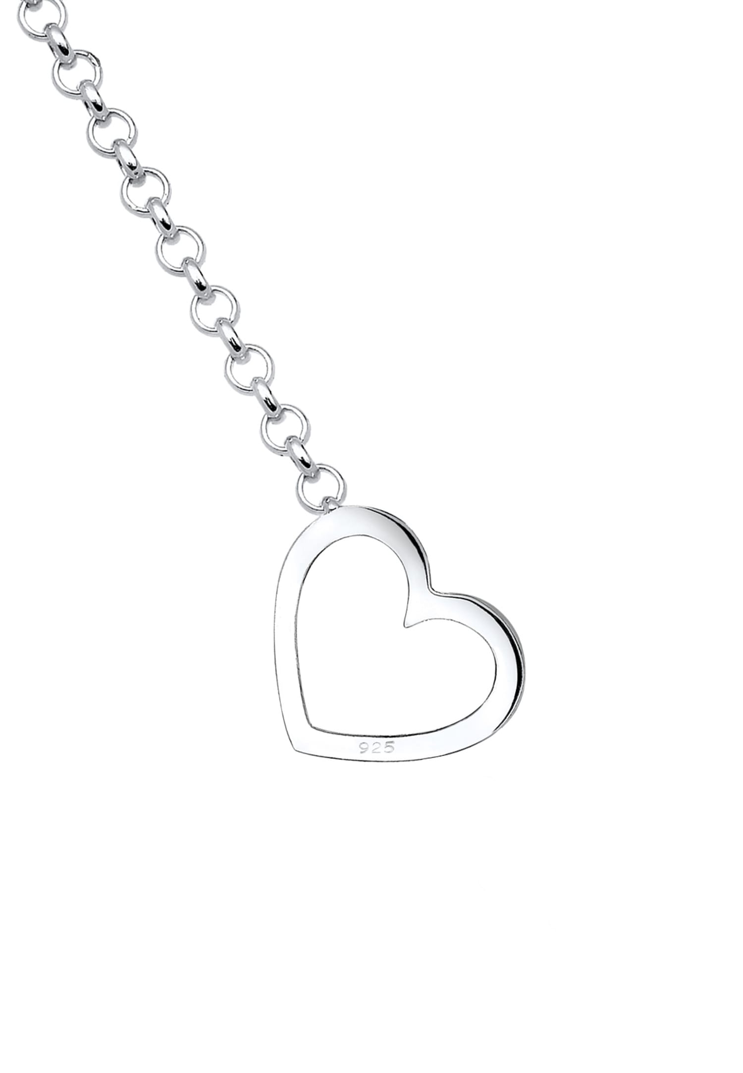 Elli Femme Coeur Amour Flèche - (925/1000) Argent