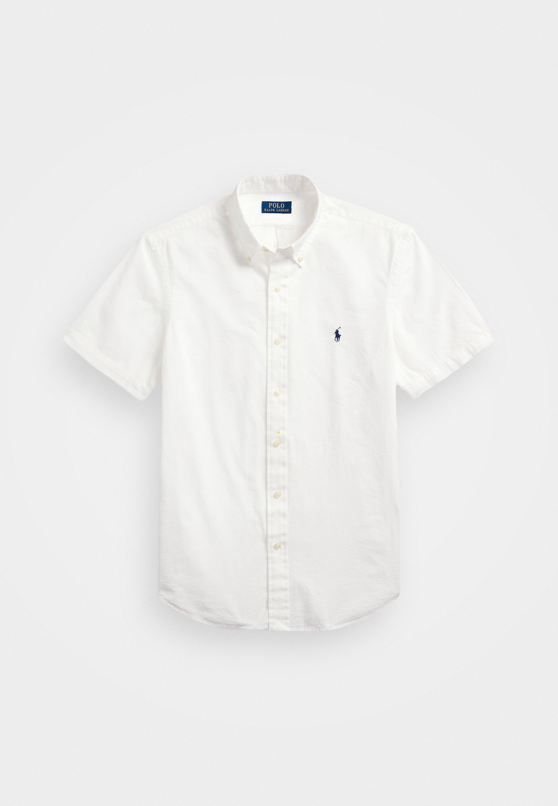 Polo Ralph Lauren CUSTOM FIT SEERSUCKER SHIRT - Shirt - wit
