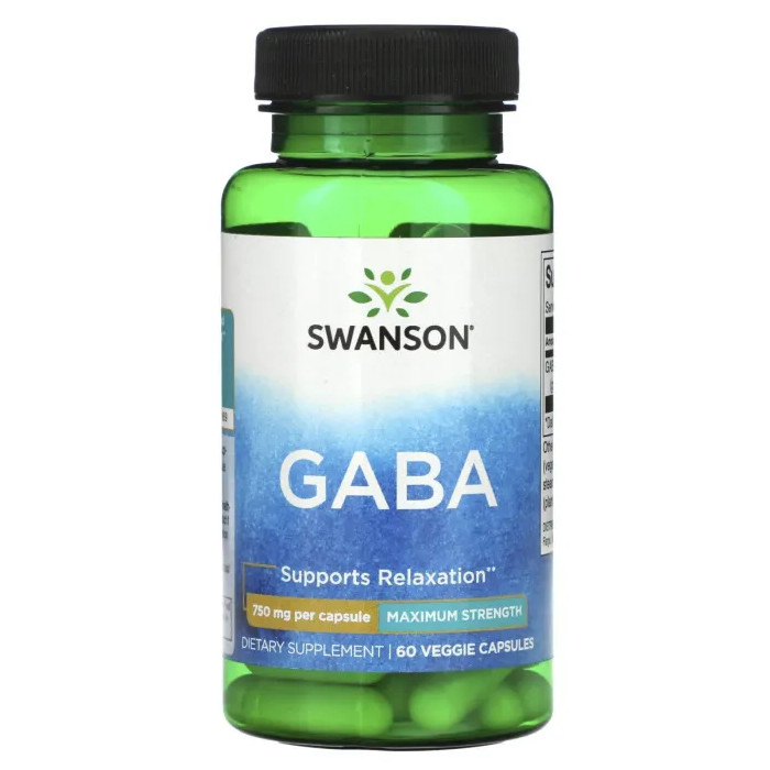 Swanson GABA Forte 750 mg.