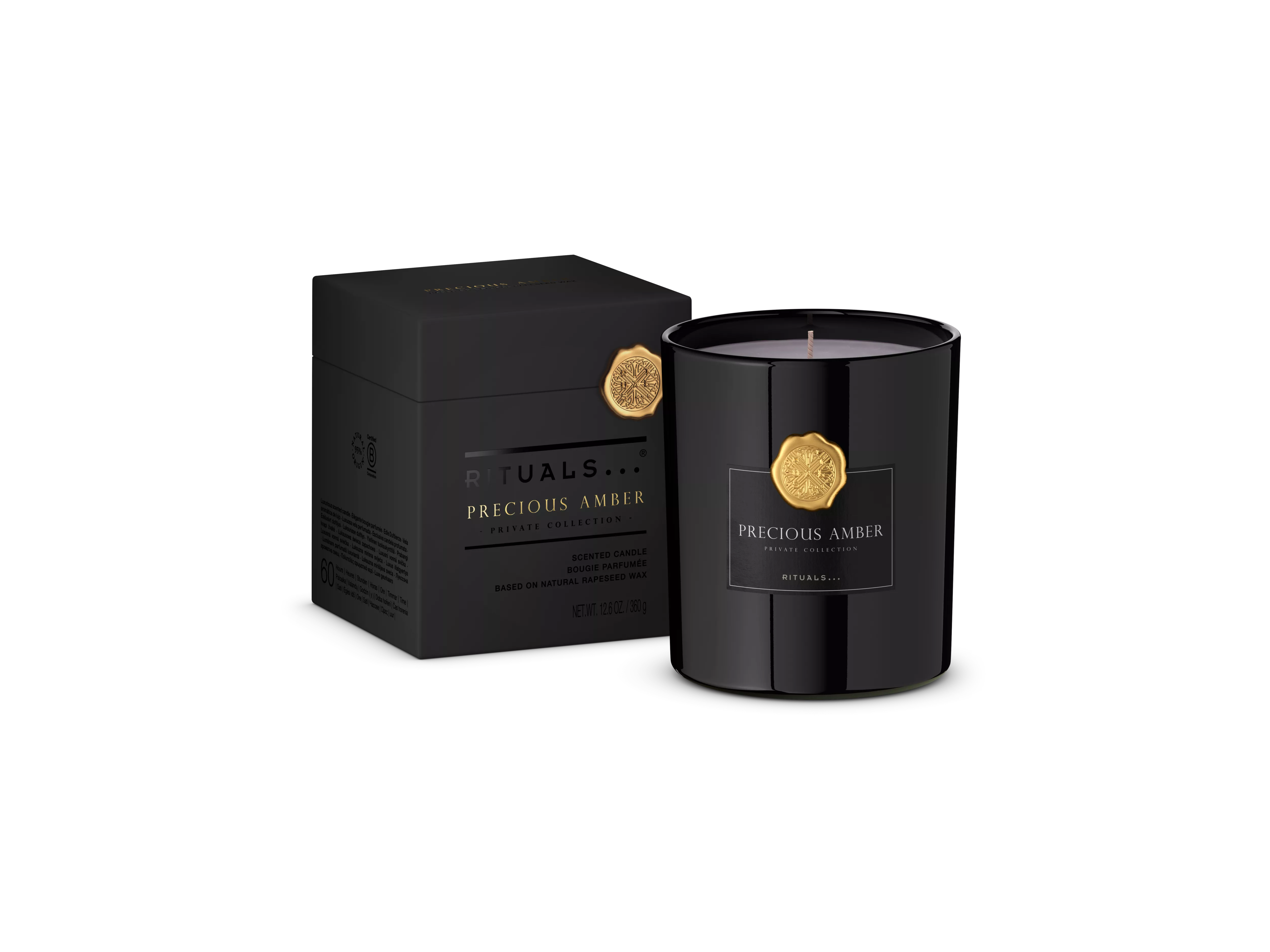 Vela perfumada de ámbar precioso