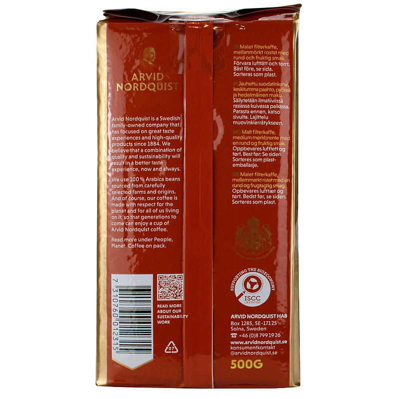 Arvid Nordquist Classic Grand Dia 500g, maletín de filtro
