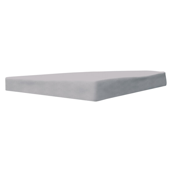 Winter jersey fitted sheet, 140-160 x 200 cm, grey