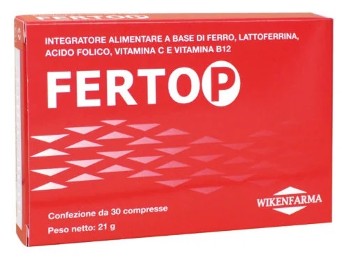 FERTOP Fertop Nahrungsergänzungsmittel 30 Tabletten Eisen, Folsäure, Vitamine