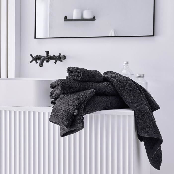 TODAY Essential - Toalla de baño 70x130 cm 100% algodón color carbón