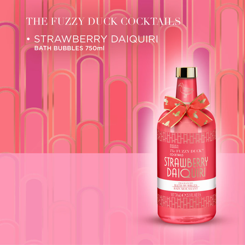 Baylis & Harding The Fuzzy Duck Cotswold Cocktails Badschuim Cadeau-editie Aardbei Daiquiri Geur