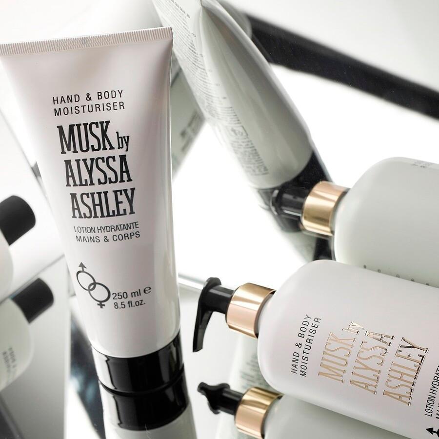 Alyssa Ashley ķermeņa losjons ar muskusa aromātu rokām un ķermenim - 100 ml