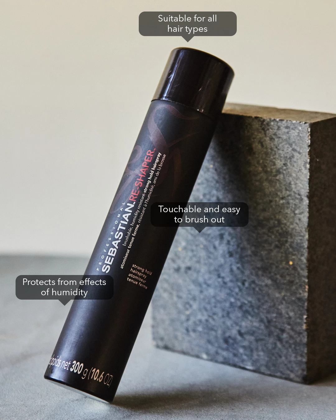 Re-shaper hajformázó spray 400 ml - Sebastian Professional