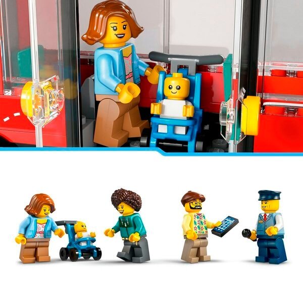 LEGO City 60407 Crveni dvokatni turistički autobus
