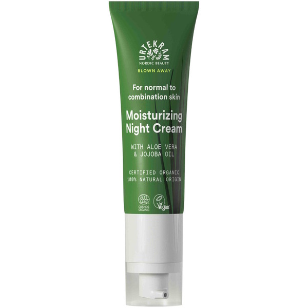Creme Noturno Hidratante Urtekram com Capim-limão Selvagem - 50ml
