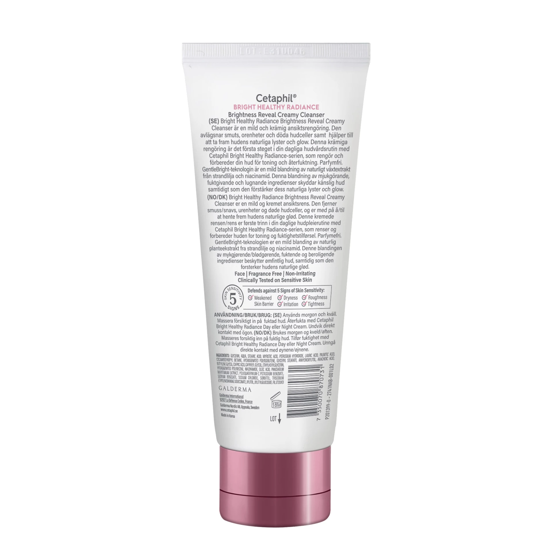 Demachiant cremos Brightness Reveal 100 ml - Cetaphil
