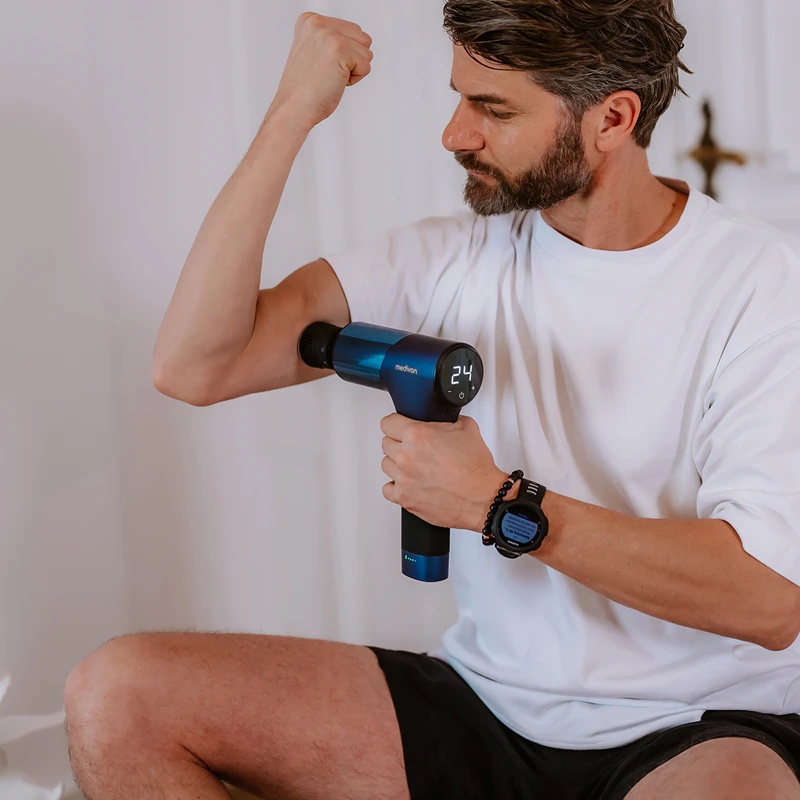 Masažna pištola Medivon Gun ElitPulse s priborom