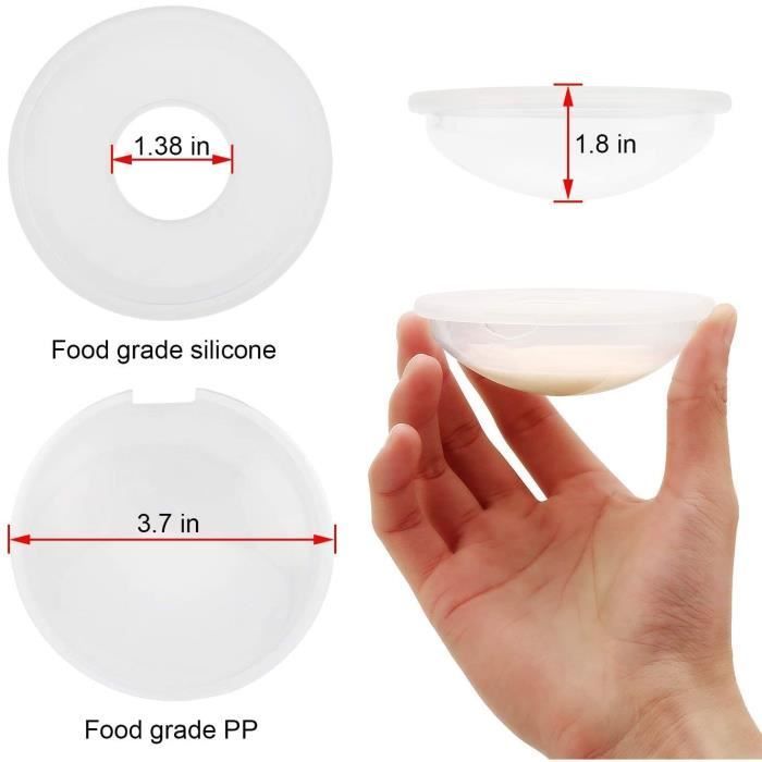 Coquilles d'allaitement pour Mamans,2pcs Tasses Infirmiers,Réutilisables économiseur de Lait Maternel Coquilles d'allaitement Tasses