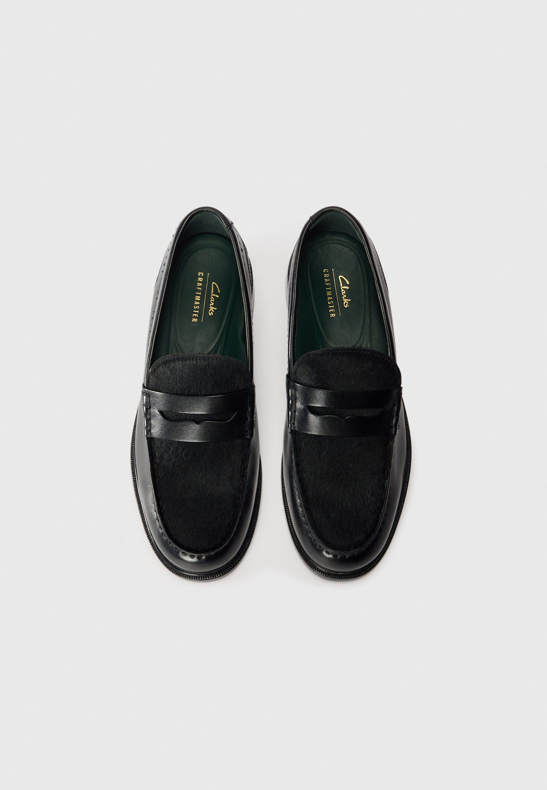 Clarks CRAFT JAMES LO - Instappers - zwart