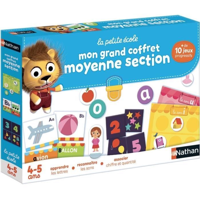 Jogo educativo - NATHAN - A Pequena Escola - Conjunto da Caixa da Minha Grande Seção Central