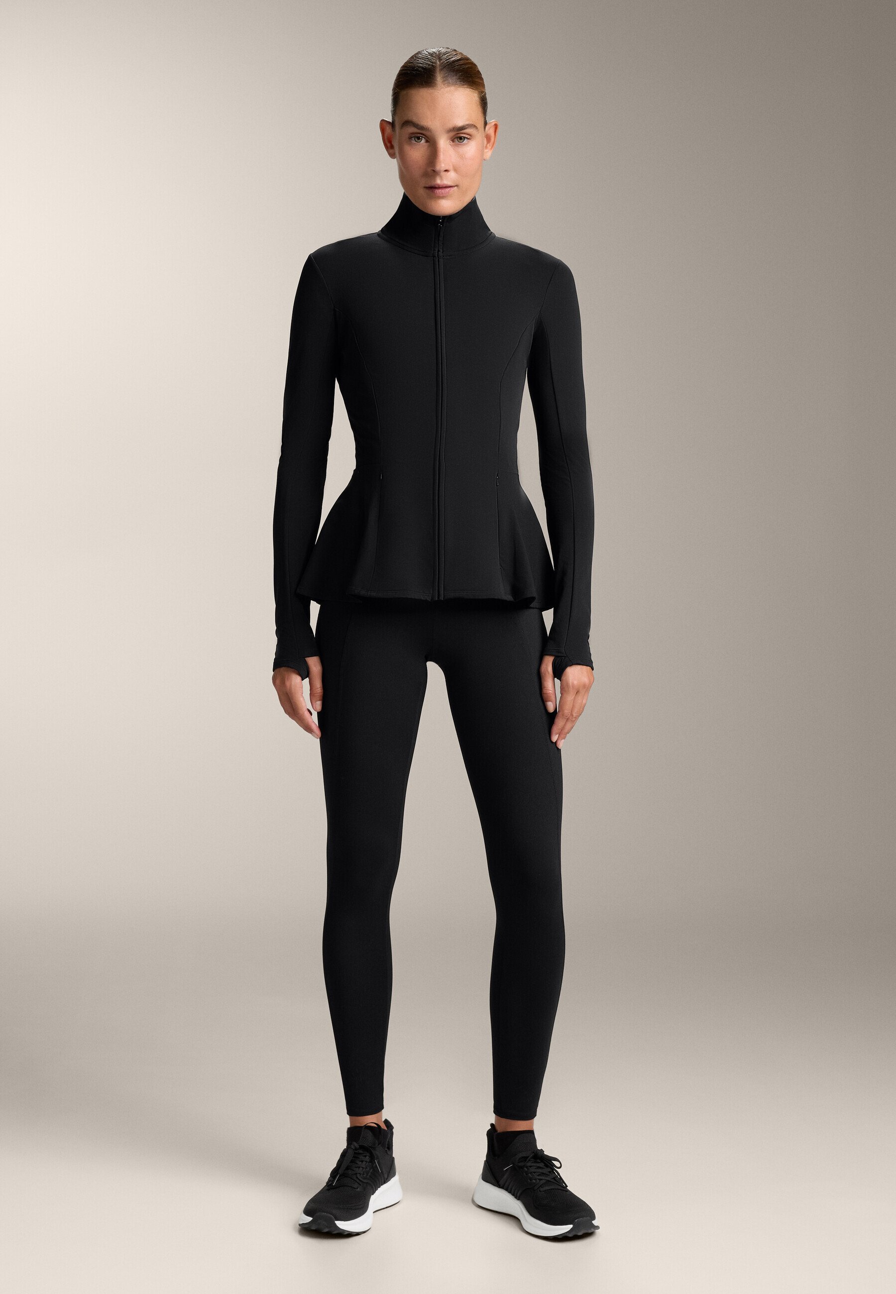 OYSHO LIGHT WARM TECHNICAL - Giacca da corsa - nera