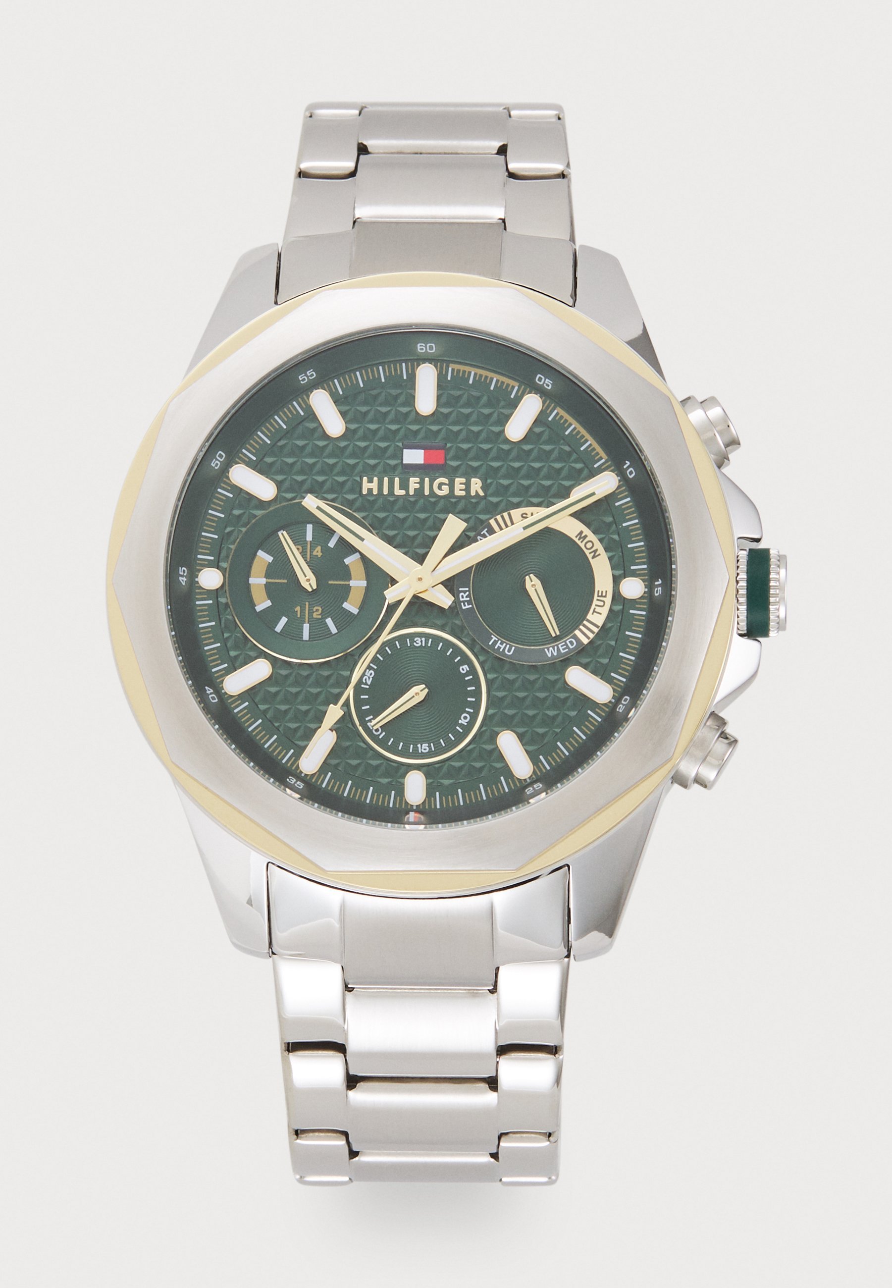 Tommy Hilfiger LARS - Chronograafhorloge - groen/zilverkleurig