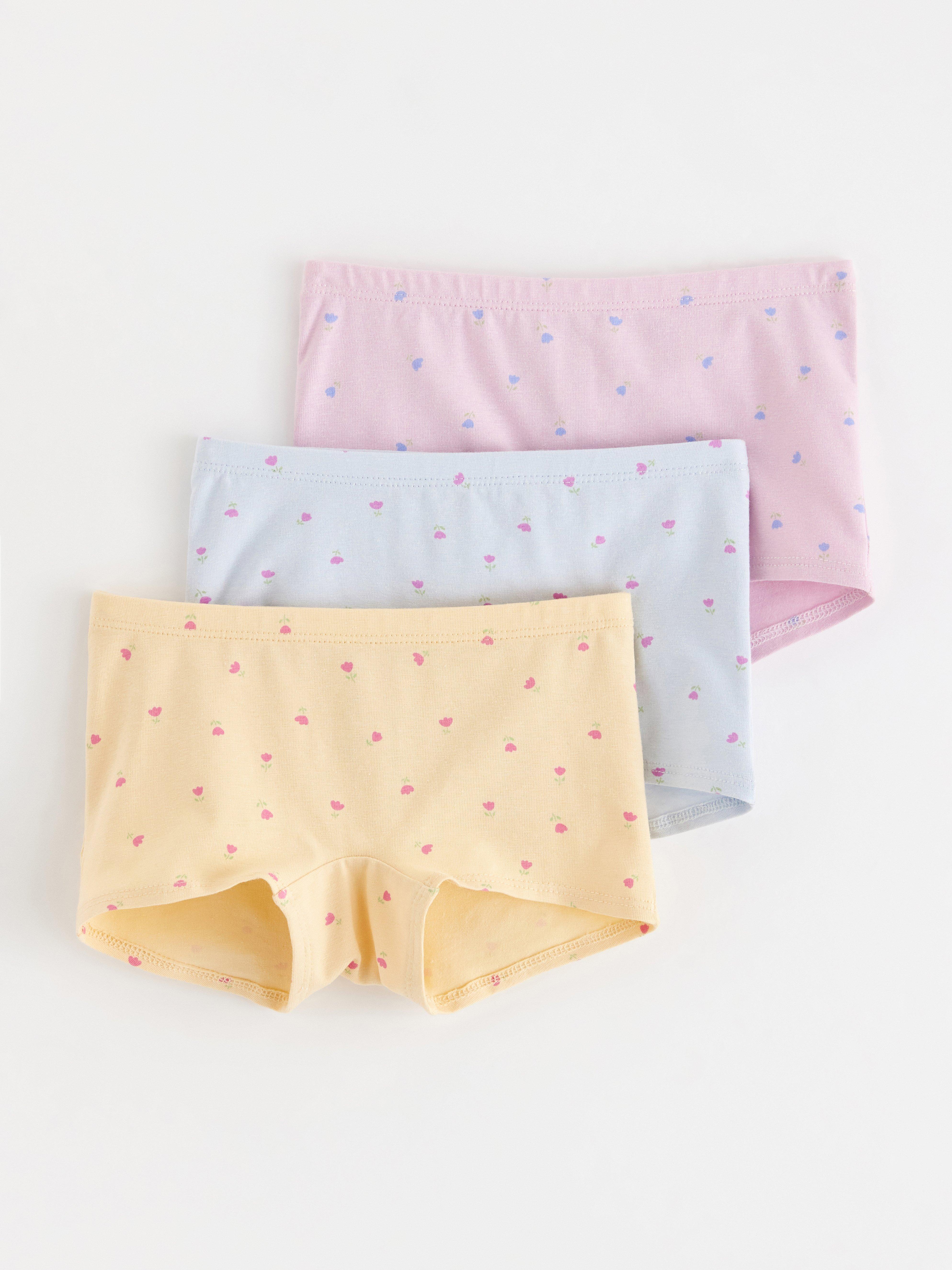 3-pakning boxershorts i støvet rosa