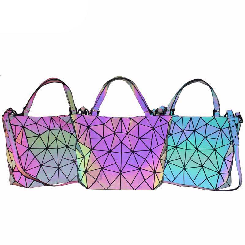 Nouveau sac à main pour femme, sac bandoulière de luxe, sac géométrique lumineux, sac porté croisé, collection 2020