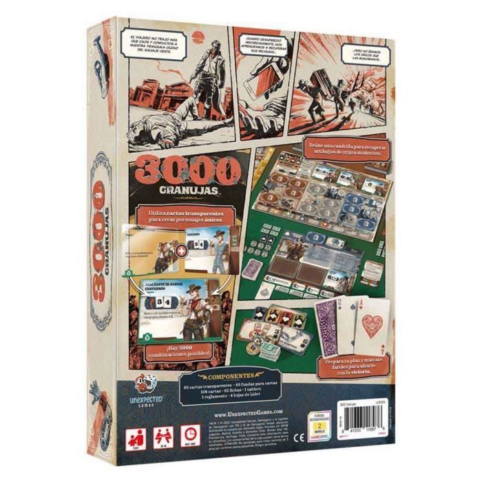 Juego de mesa - ASMODEE - 3000 Pícaros - cartas transparentes - 2-4 jugadores - 12+