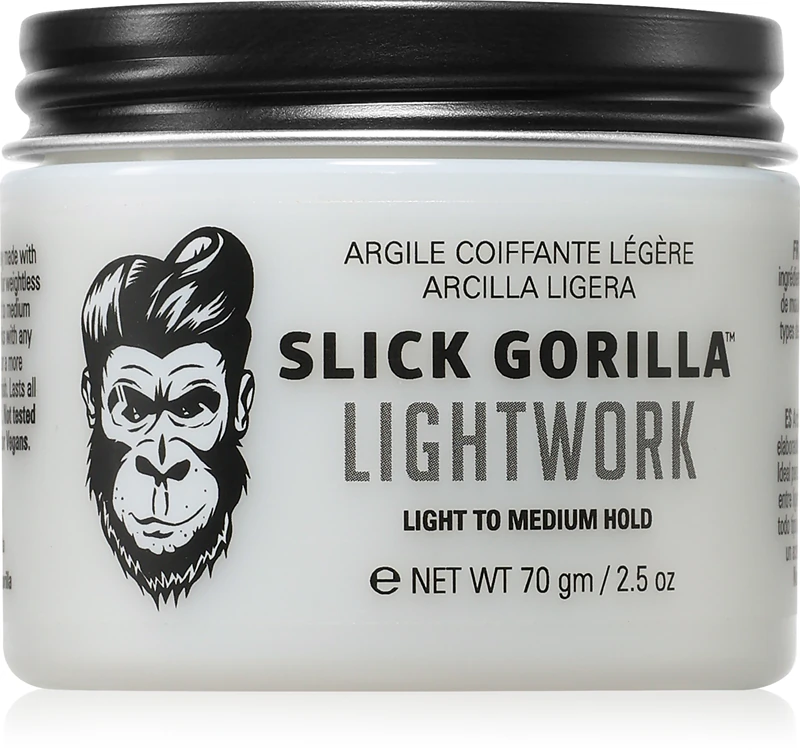 Slick Gorilla Lightwork Hair Styling Clay para Homens